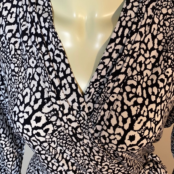 Liz Claiborne woman Dress Black and Print size 1X - Picture 3 of 10